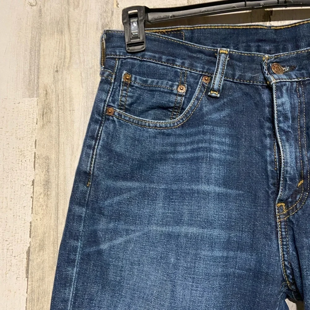 Levi’s 514 Blue Distressed Denim Jeans 32X32